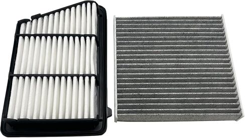Engine & Cabin Air Filter Fit for 2017-2019 Honda CR-V L4 2.4L Replace 17220-5PH-A00 80291-T5R-A01 172205PHA00 80291T5RA01 in Saudi Arabia