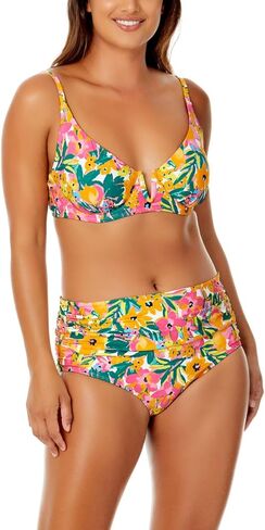 Anne Cole Limited Edition Ladies Convertible High Waist Shirred Swim Bottom in Saudi Arabia