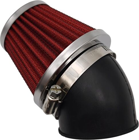Strongthium 48mm Motorcycle Bend Air Filter Fits for SSR Motorsports Yamaha TTR AJS GY6 Pit Dirt Mini Bike Motocross ATV Go Kart in Saudi Arabia