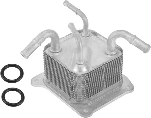 Engine Oil Cooler for Nissan Versa 2012-2019 Transmission Oil Cooler Trans Cooler No.216063JX2C with O-ring Seals Aluminum Alloy 1 Set in Saudi Arabia