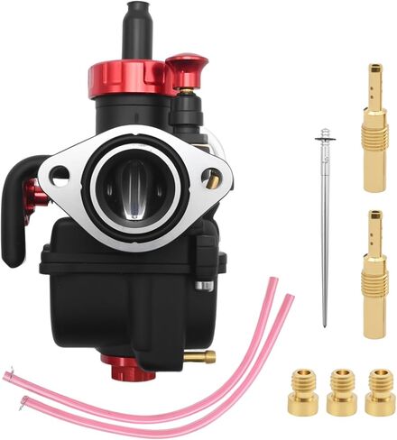 Anxingo PE22FL Carburetor, 22mm Carburetor for 110cc 125cc 130cc 140cc Flange Motorcycle Engine with Carb Jets Replacement for Predator212 Apollo Tao Tao in Saudi Arabia