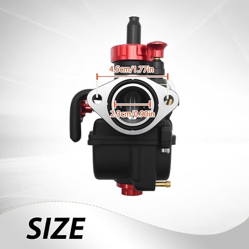 Anxingo PE22FL Carburetor, 22mm Carburetor for 110cc 125cc 130cc 140cc Flange Motorcycle Engine with Carb Jets Replacement for Predator212 Apollo Tao Tao in Saudi Arabia