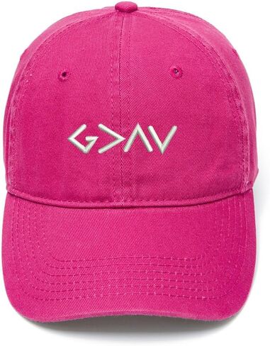 God is Greater Embroidered Mens Baseball Cap Cotton Washed Baseball Hat in Saudi Arabia