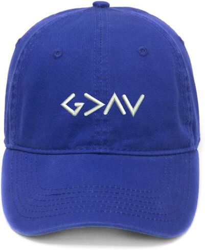 God is Greater Embroidered Mens Baseball Cap Cotton Washed Baseball Hat in Saudi Arabia