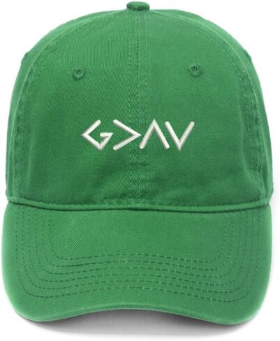 God is Greater Embroidered Mens Baseball Cap Cotton Washed Baseball Hat in Saudi Arabia