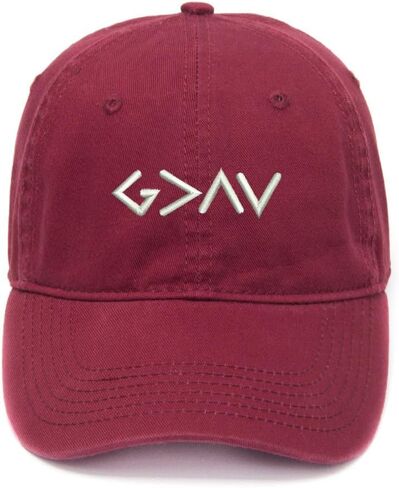 God is Greater Embroidered Mens Baseball Cap Cotton Washed Baseball Hat in Saudi Arabia
