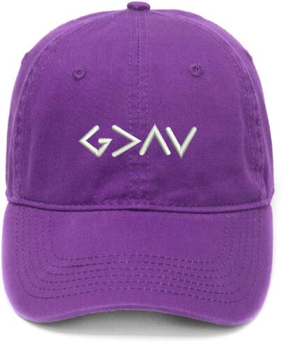 God is Greater Embroidered Mens Baseball Cap Cotton Washed Baseball Hat in Saudi Arabia