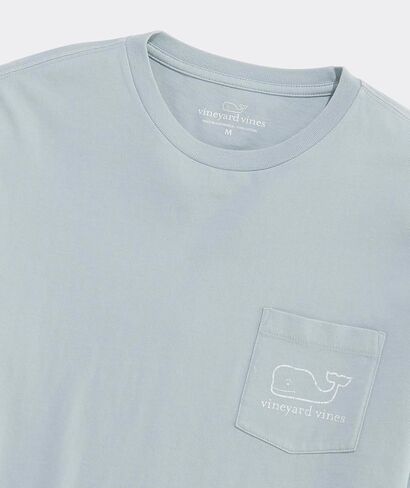 تيشيرت رجالي من Vineyard Vines بأكمام طويلة وصبغ عتيق على شكل حوت وأكمام طويلة in Kuwait