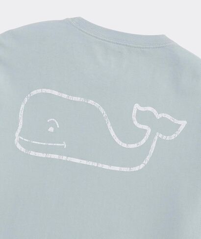 تيشيرت رجالي من Vineyard Vines بأكمام طويلة وصبغ عتيق على شكل حوت وأكمام طويلة in Kuwait