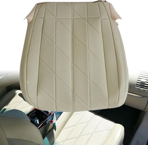 GXARTS Perforated Leather Front Driver Side Bottom Seat Cover Replacement Fit for Infiniti FX35 FX37 FX50 2009 2010 2011 2012 2013 2014 2015 2016 2017 Black # G in Saudi Arabia