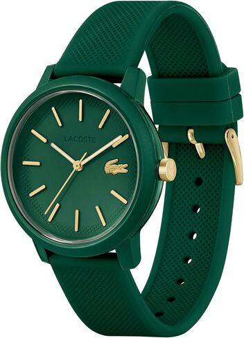 Lacoste. 12.12 Men's Quartz Watch - 3 Hand Analog - Silicone Strap - Sporty Timepiece - Gift for Him - 42mm in Saudi Arabia
