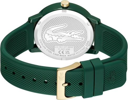 Lacoste. 12.12 Men's Quartz Watch - 3 Hand Analog - Silicone Strap - Sporty Timepiece - Gift for Him - 42mm in Saudi Arabia