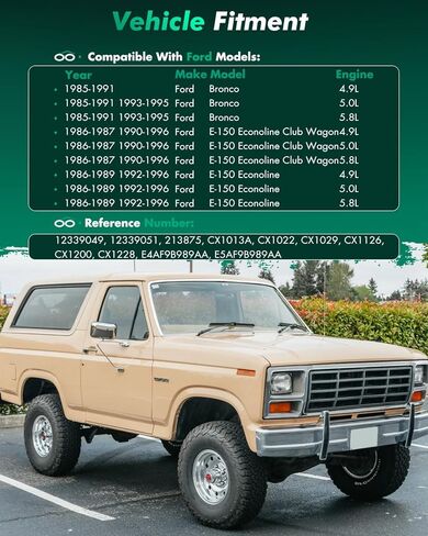SCITOO مستشعر موضع الخانق متوافق مع Ford Bronc، Ford F-150 F-250 F-350، Ford E-150 E-250 E-350 Econoline، Ford E-250 E-350 Econoline Club Wagon 12339051 12339049 in Saudi Arabia