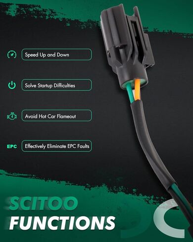 SCITOO مستشعر موضع الخانق متوافق مع Ford Bronc، Ford F-150 F-250 F-350، Ford E-150 E-250 E-350 Econoline، Ford E-250 E-350 Econoline Club Wagon 12339051 12339049 in Saudi Arabia