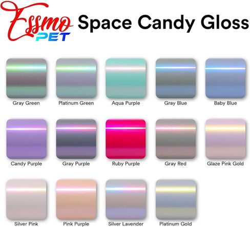 1FTx5FT PET Space Candy Gloss Ruby Purple Chameleon Metallic Color Shift Color Change Vinyl Wrap Auto Car Sticker Decal Film Sheet Bubble Free Air Release Technology with Tool Set in Saudi Arabia