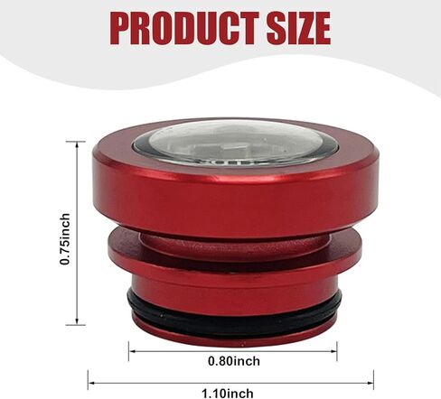1 PC Car Metal Anti-Scratch Cigarette Lighter Cover, Dustproof Decoration with Portable Compass, Mini Cigarette Lighter Protective Cover with Rubber Ring Seal, Universal for Cars (Red & Black) in Saudi Arabia