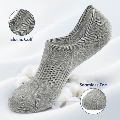 SIXDAYSOX 6/8 Pairs No Show Socks for Men, Low Cut Ankle Socks with Non-Slip Grips for Sneakers Loafers 5-7/8-10/9-11 in Saudi Arabia