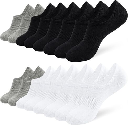 SIXDAYSOX 6/8 Pairs No Show Socks for Men, Low Cut Ankle Socks with Non-Slip Grips for Sneakers Loafers 5-7/8-10/9-11 in Saudi Arabia