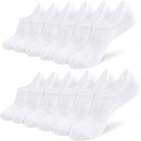 SIXDAYSOX 6/8 Pairs No Show Socks for Men, Low Cut Ankle Socks with Non-Slip Grips for Sneakers Loafers 5-7/8-10/9-11 in Saudi Arabia