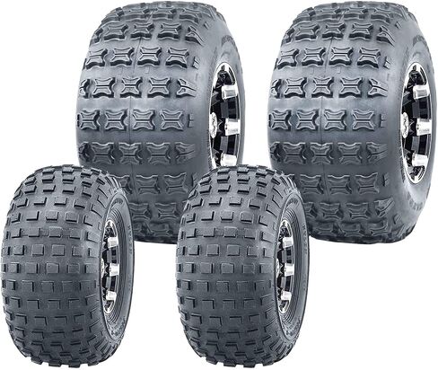 WANDA (Set 4) ATV Go Kart Tires 145/70-6 145x70x6 & 18x9.5-8 18x9.5x8 4PR in Saudi Arabia