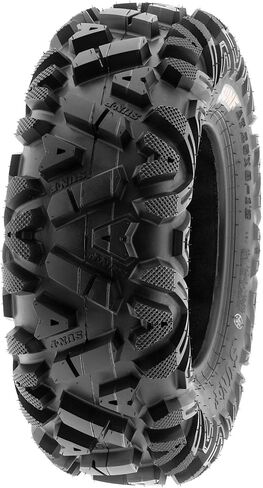 【2 أمامي 26 × 8-12 】 【2 خلفي 26 × 9-12 】 إطارات SunF ATV UTV لجميع التضاريس بدون أنابيب 6 طبقات - A033 - الطاقة I in Saudi Arabia