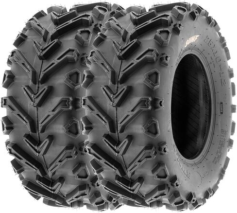 SunF 24x10-12 ATV UTV Muddy Tire 24x10x12 Mud Hardpack 6 PR A041 - زوج من 2 in Saudi Arabia