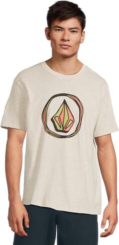تي شيرت Volcom رجالي بأكمام قصيرة من Crisp Stone in Saudi Arabia
