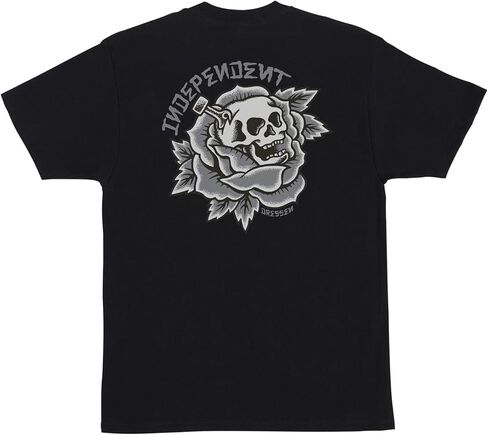 تي شيرت رجالي من INDEPENDENT مقاس S/S تي شيرت Dressen Skull Rose Skate in Saudi Arabia