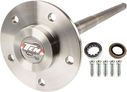 TEN Factory MG25103 Bolt Pattern Spline Drive Axle Shaft Assembly for Ford 8.8, 31 Spline Details Right - Fits Ford Bronco, F-150, E-150,/Econoline Replaces 92-23325, E7TZ4234A, PA5435A, YC2Z4234CA in Saudi Arabia