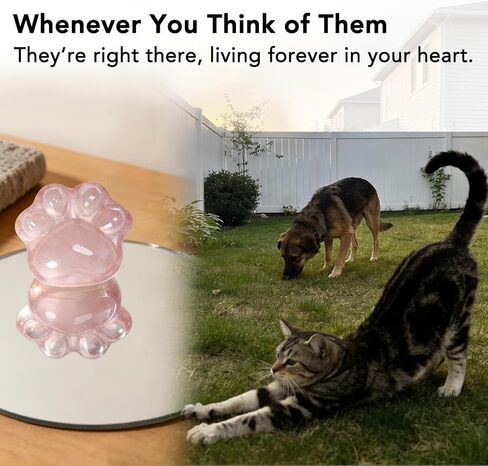 Pet Loss Sympathy Gift – Rose Quartz Heart Crystal with Memorial Card, In Loving Memory Keepsake, Healing Crystal for Dog Loss, Bereavement Support Gift, Pocket Hug for Easter Comfort (Pet Loss) in Kuwait