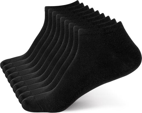 BYDOLL 9/18 Pairs Ankle Socks for Women Athletic Running Breathable Soft Socks No-Slip Grip for Sports and Casual in Kuwait