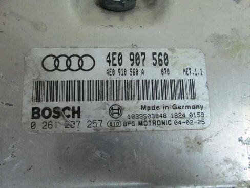 Engine ECM Control Module 4.2L V8 Fits 05 Compatible with Audi A8 4E0 907 560 4E0907560 in Saudi Arabia