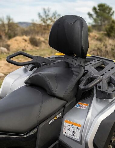 مقعد الركاب KEMIMOTO ATV مع مسند ذراع آمن، مقعد خلفي ATV متوافق مع Can Am Outlander Max 400 450 500 570 650 700 800 800R 850 1000 1000R، استبدال طقم المقعد الكامل OEM 715002373 in Saudi Arabia