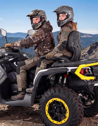 مقعد الركاب KEMIMOTO ATV مع مسند ذراع آمن، مقعد خلفي ATV متوافق مع Can Am Outlander Max 400 450 500 570 650 700 800 800R 850 1000 1000R، استبدال طقم المقعد الكامل OEM 715002373 in Saudi Arabia
