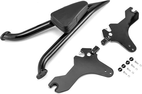 Mofun 24" Height Sissy Bar Passenger Backrest Compatible with Harley Softail Street Bob FXBB Deluxe FLDE Slim FLSL Heritage Classic FLHC/S Standard FXST 2018-2025 Gloss Black in Saudi Arabia