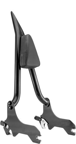 Mofun 24" Height Sissy Bar Passenger Backrest Compatible with Harley Softail Street Bob FXBB Deluxe FLDE Slim FLSL Heritage Classic FLHC/S Standard FXST 2018-2025 Gloss Black in Saudi Arabia