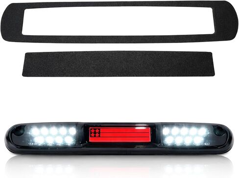 مصباح خلفي LED الكل في واحد + ضوء الفرامل الثالث لسيارة Chevy Silverado 1500 2500(1999-2002)، 1500HD 2500HD(2001-2002)، GMC Sierra 1500 2500(1999-2003)، 1500HD 2500HD(2001-2003) in Kuwait