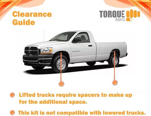 طقم تعليق حقيبة الزنبرك الهوائي TORQUE لـ 2015-2024 Ford F150 مع مهد [ما يصل إلى 5000 رطل من سعة تسوية الحمولة] (يحل محل Firestone 2582 Ride-Rite) (TR2582) in Saudi Arabia