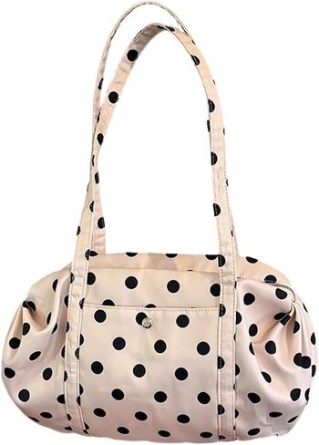 حقيبة كتف من النايلون بولكا دوت بولر للنساء، حقائب هوبو، حقيبة يد ليوبارد، محفظة الفهد in Kuwait