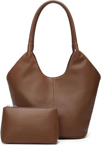 2 قطعة مترهل بولي Leather الجلود دلو المتشرد حقائب النساء الرجعية تحت الإبط حقيبة كتف حقيبة العمل تخفيف مقبض علوي حقيبة يد 2026 in Kuwait