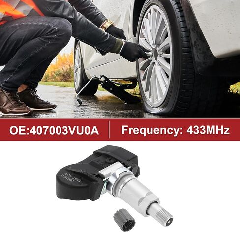 ACROPIX 433MHz Tire Pressure Sensor Tire Pressure Monitoring Sensor for Nissan Rogue 2014-2016 No.407003VU0A in Saudi Arabia