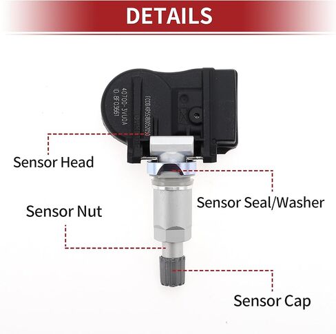 ACROPIX 433MHz Tire Pressure Sensor Tire Pressure Monitoring Sensor for Nissan Rogue 2014-2016 No.407003VU0A in Saudi Arabia