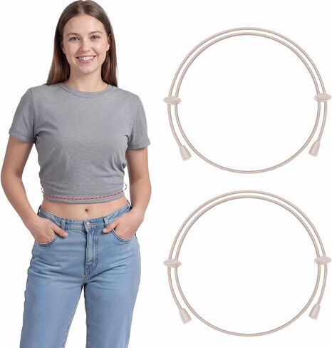 قطعتان من شريط علوي قابل للتعديل، شريط علوي مرن مانع للانزلاق للنساء، قميص وقلنسوة للحفلات والارتداء اليومي in Kuwait