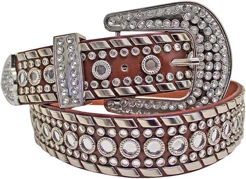 Luxury Divas Rhinestone Studded Western Belt For Women in Saudi Arabia