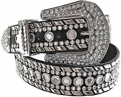 Luxury Divas Rhinestone Studded Western Belt For Women in Saudi Arabia