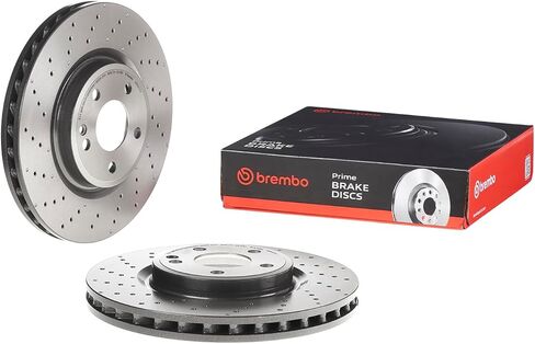 Brembo 09.B807.51 UV Coated vented drilled Front Brake Rotor MERCEDES-BENZ/MERCEDES-BENZ (BBDC) OE# A2464212712 in Saudi Arabia