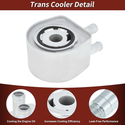 No.918-110 Engine Oil Cooler for Ford F150 F250 F350 F450 F550 Aluminum Transmission Oil Cooler for Ford Excursion E-350 E-450 Econoline 5.4L V8, 6.8L V10 No.4C3Z6A642A/FO4000100 in Saudi Arabia