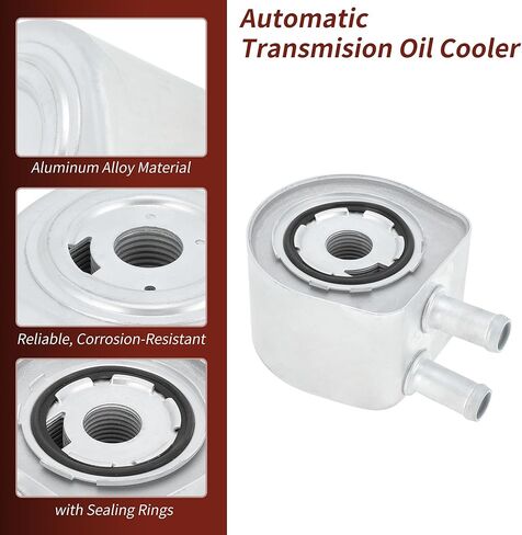 No.918-110 Engine Oil Cooler for Ford F150 F250 F350 F450 F550 Aluminum Transmission Oil Cooler for Ford Excursion E-350 E-450 Econoline 5.4L V8, 6.8L V10 No.4C3Z6A642A/FO4000100 in Saudi Arabia