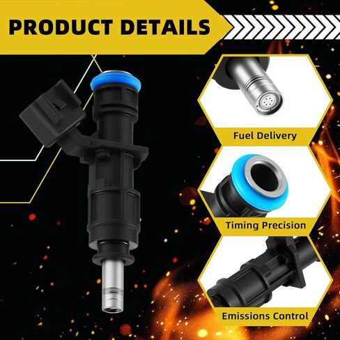5281568AA FJ1557 Fuel Injectors Compatible with Ram1500/1500 Classic Jeep Grand Cherokee Wagoneer Dodge Challenger Charger Durango Chrysler 300 2020-2023 8Pcs in Kuwait