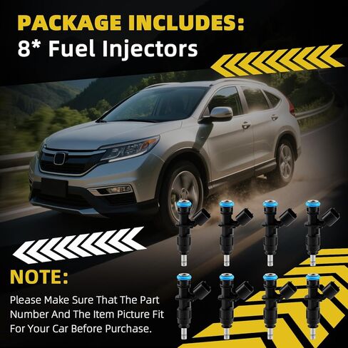 5281568AA FJ1557 Fuel Injectors Compatible with Ram1500/1500 Classic Jeep Grand Cherokee Wagoneer Dodge Challenger Charger Durango Chrysler 300 2020-2023 8Pcs in Kuwait